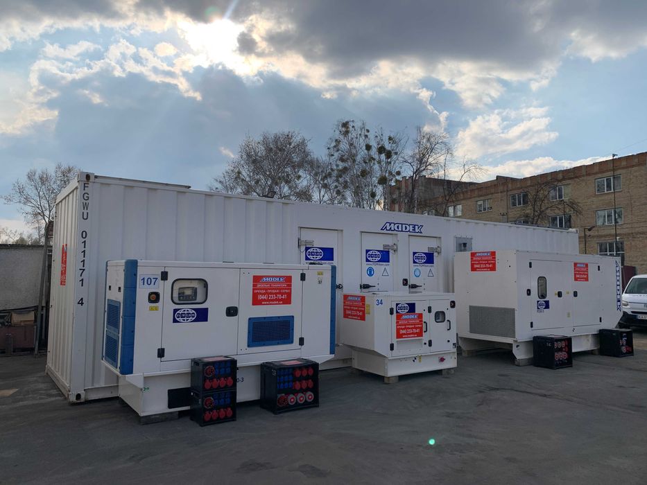Оренда, прокат дизельних генераторів від 10 кВт до 2500 кВт