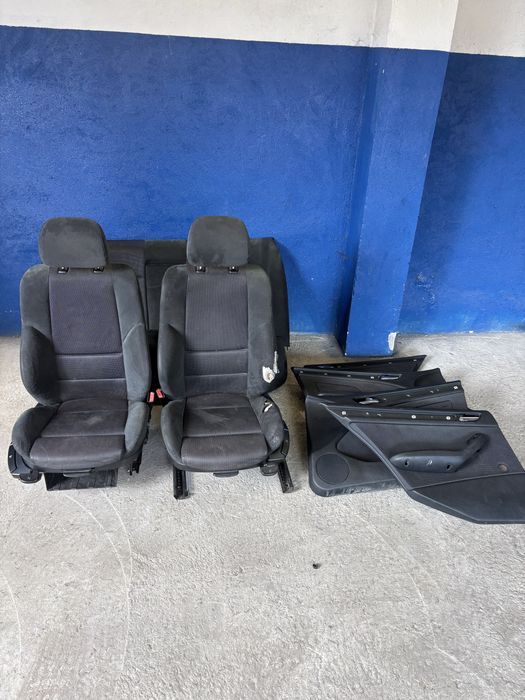 Wnętrze alcantara fotele sportsitze sporty grzane  bmw e46 sedan