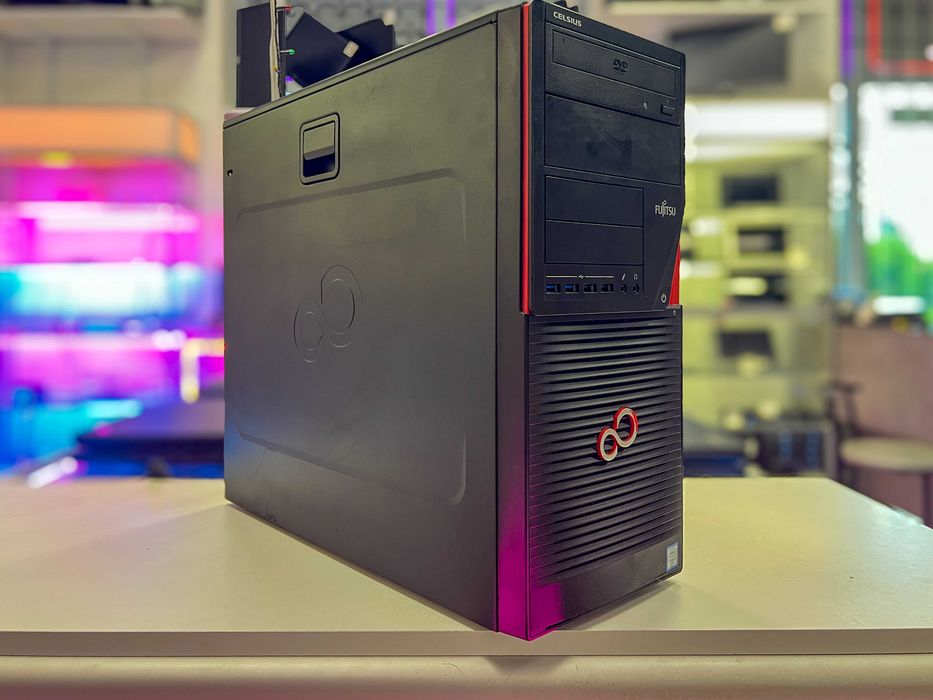 ПК Fujitsu W550|i5‑6600|16GB|SSD 240+HDD 500|GTX1050Ti|500W