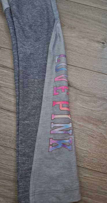 Szare legginsy Victoria's Secret rozmiar xs plus nowy top xs