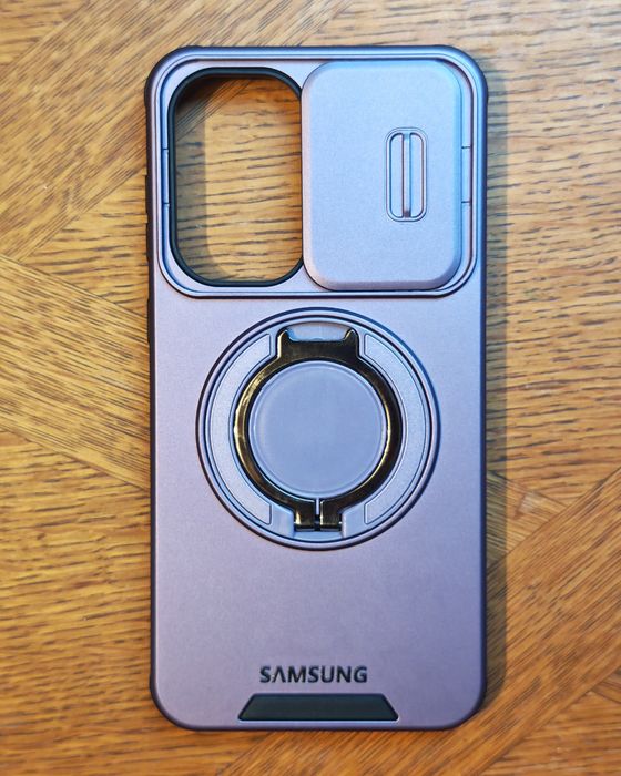 Etui pancerne Samsung a36 metaliczny fiolet