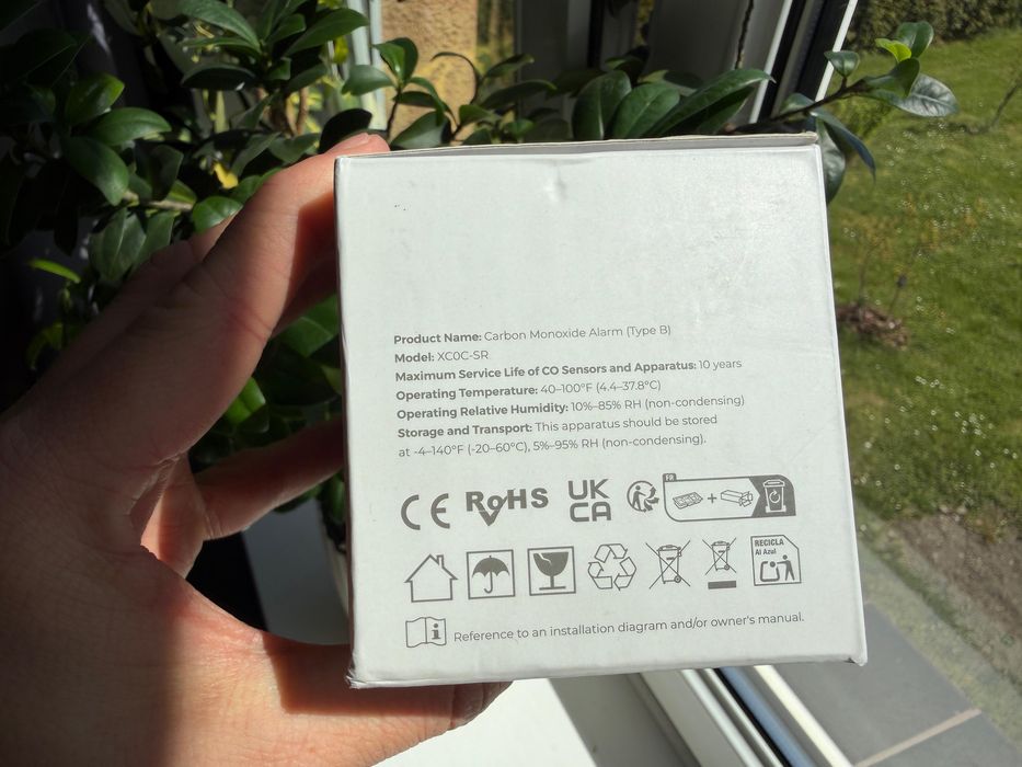 Czujnik tlenku węgla X-SENSE XC0C-SR dwupak