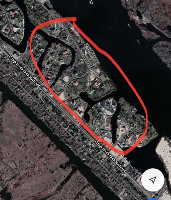 Продажа земли с выходом на Днепр. Конче Заспа 5 км Дамбы.