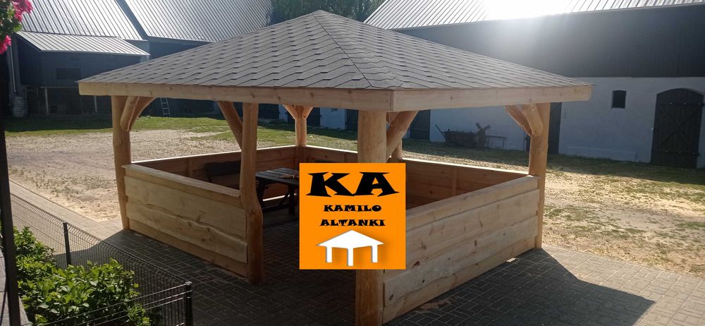 Altanka, Altana, Altanki, Altany na grubym balu ogrodowe