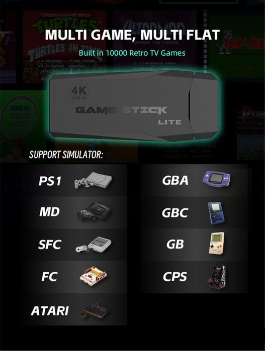 Retro konsola do gier, mini arkada