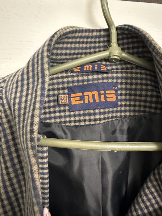 Жіноче пальто в клітинку emis пальто демісезонне