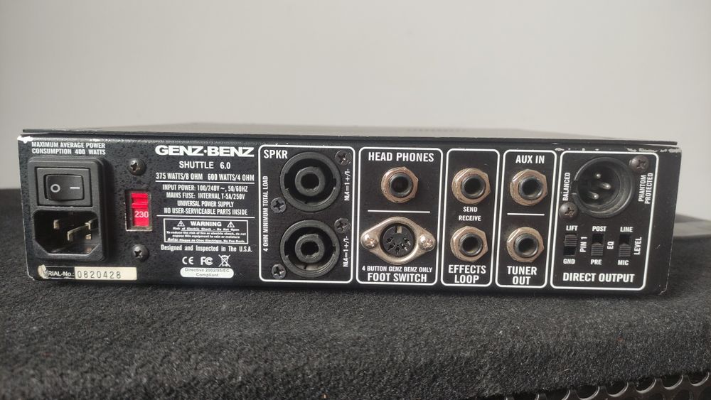 Amplificador Genz Benz Shuttle 6.0
