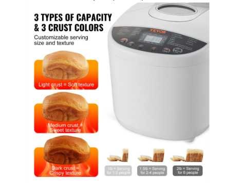 Máquina fazer pão 19 em 1