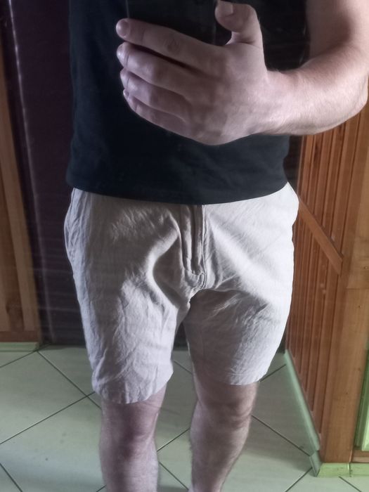 Spodenki lniane męskie Moraj