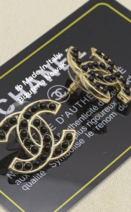 Kolczyki cc chanel 2cm