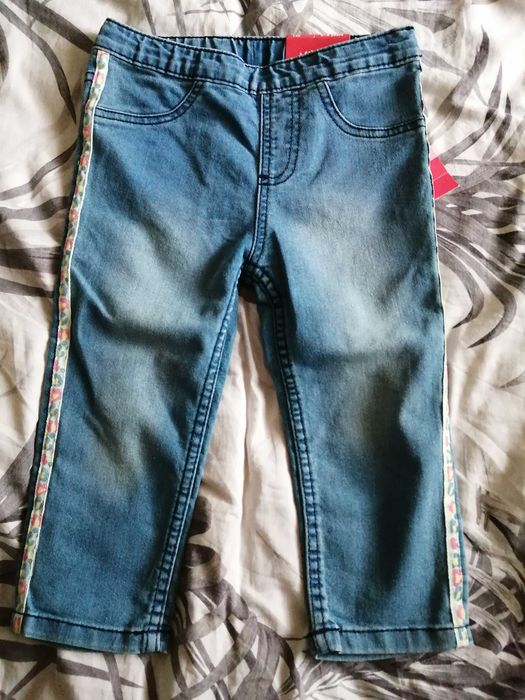 Rybaczki szorty jeansowe dla dziewczynki r 116