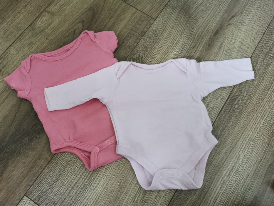2 szt. Body długi i krótki rękaw r 56
