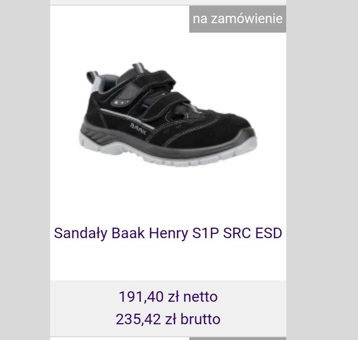 Buty robocze. Obuwie ochronne BHP. Skóra naturalna. Nowe