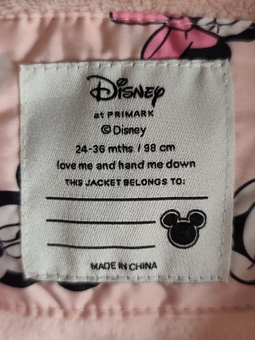 Casaco menina, da Disney minie Primark