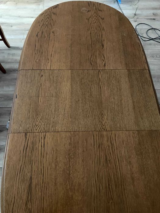 Ławostół rozkładany Owalny