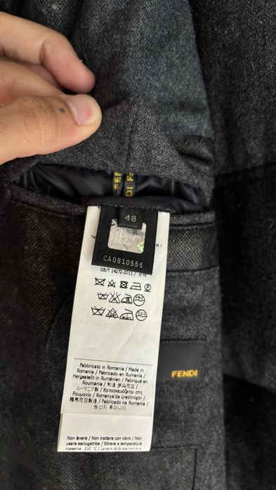 Puffer Fendi de lã