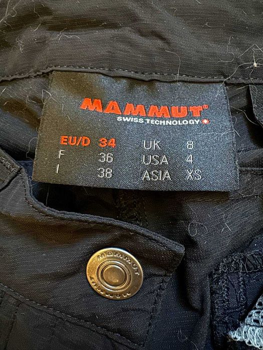 Трекінгові штани жіночі Mammut, чорні, XS