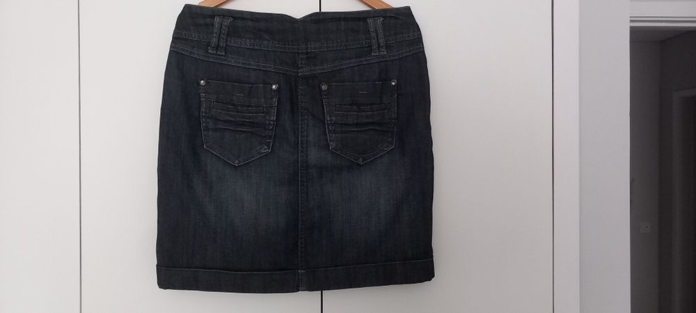 Saia de Ganga Tam 40  Denim  ( Portes Incluídos)