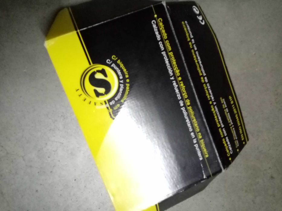 Sapatos de segurança biqueira de aço safety n 38