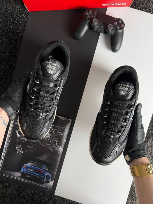 Кросівки Кроссовки New Balance 1000 Black White Чорний Чёрный Кросовки демісезон