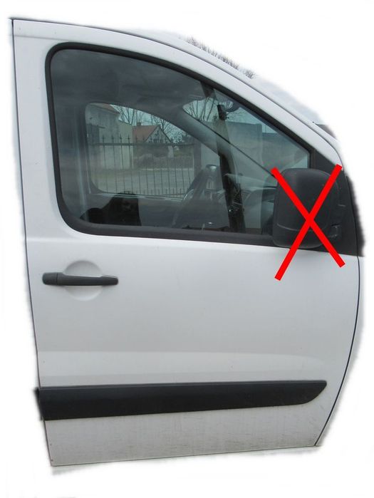 citroen jumpy ii scudo expert drzwi przód przednie prawe