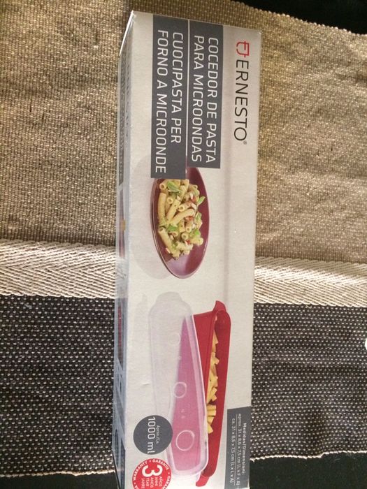 Cozedor de esparguete para microondas