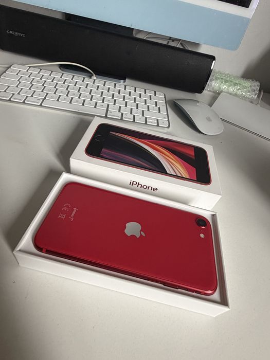 Jak Nowy iPhone SE 2020 64gbRed Oryg Bateria od nowosci 30 cykli