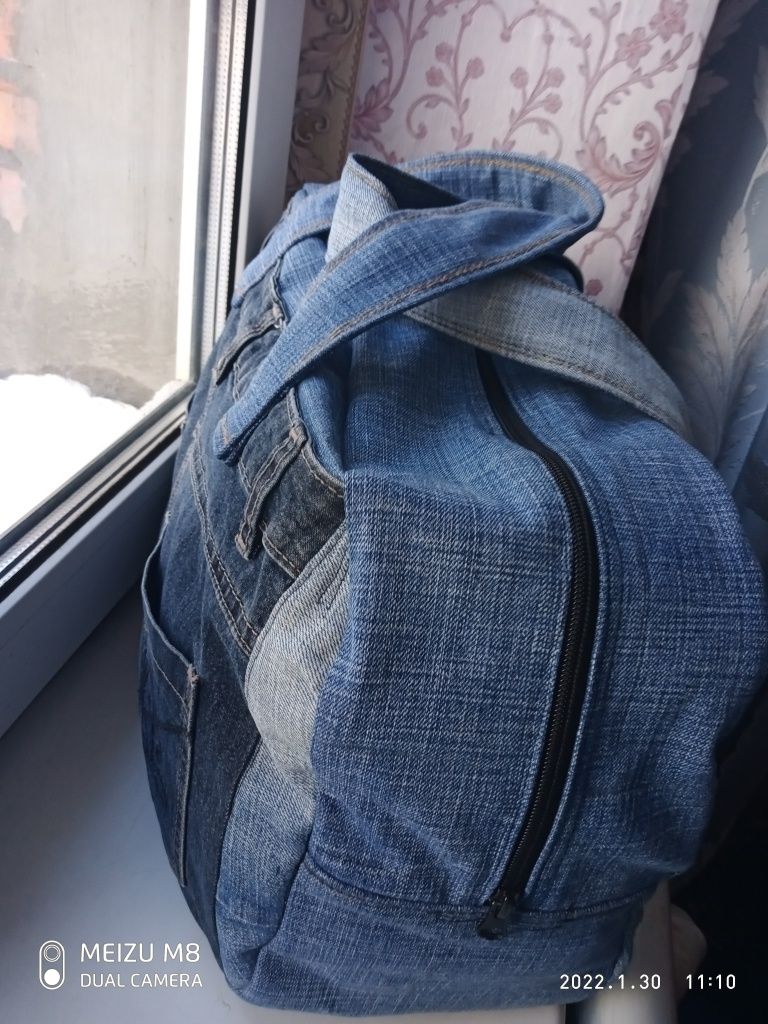 сумка дорожная из джинсов сшить дома своими руками уроки шитья мастер класс