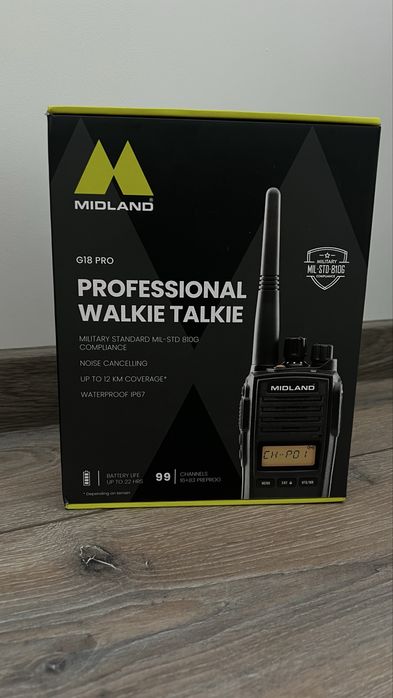 професійна портативна рація Midland G18 Pro.