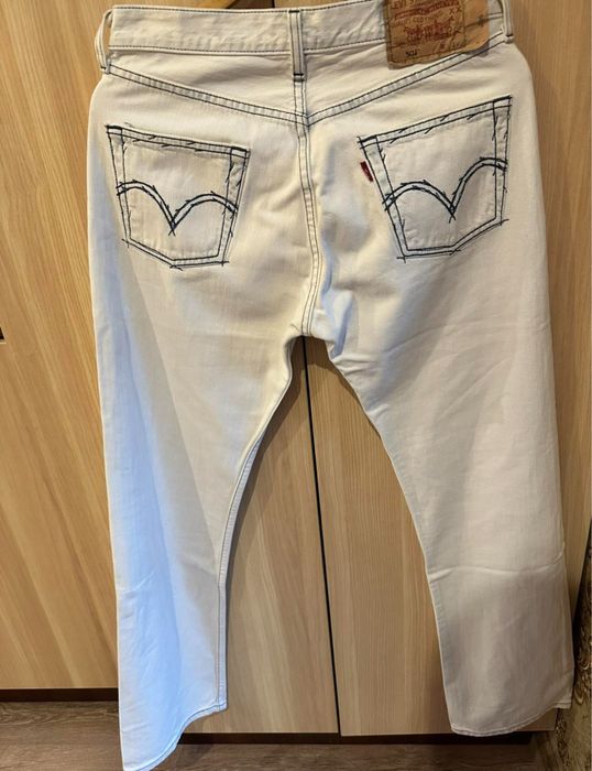 Джинси LEVIS 501 білого кольору