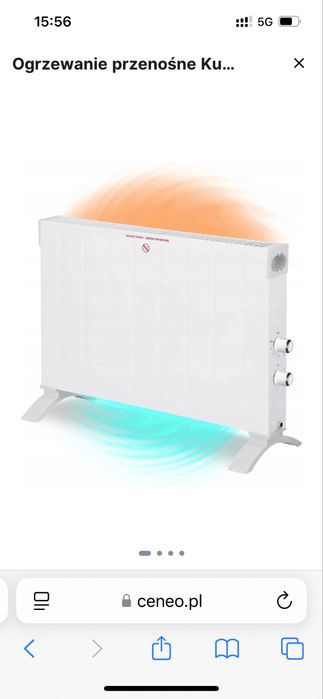 Kumtel Grzejnik elektryczny Konwektorowy 2500W