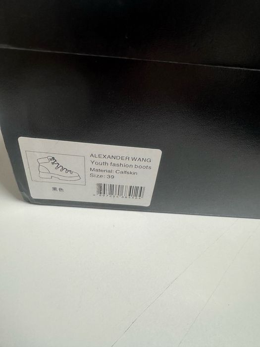 Nowe trapery buty alexander wang 39 botki skorzane