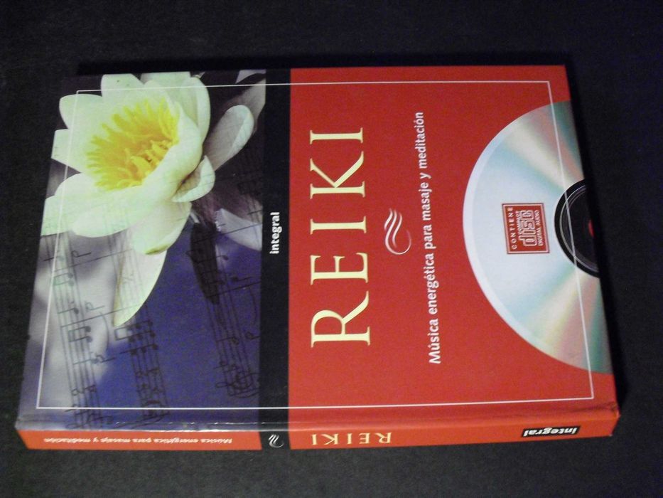 Reiki-CD-Música Energética Y Meditacion-Livro com 20 Páginas ilustrado