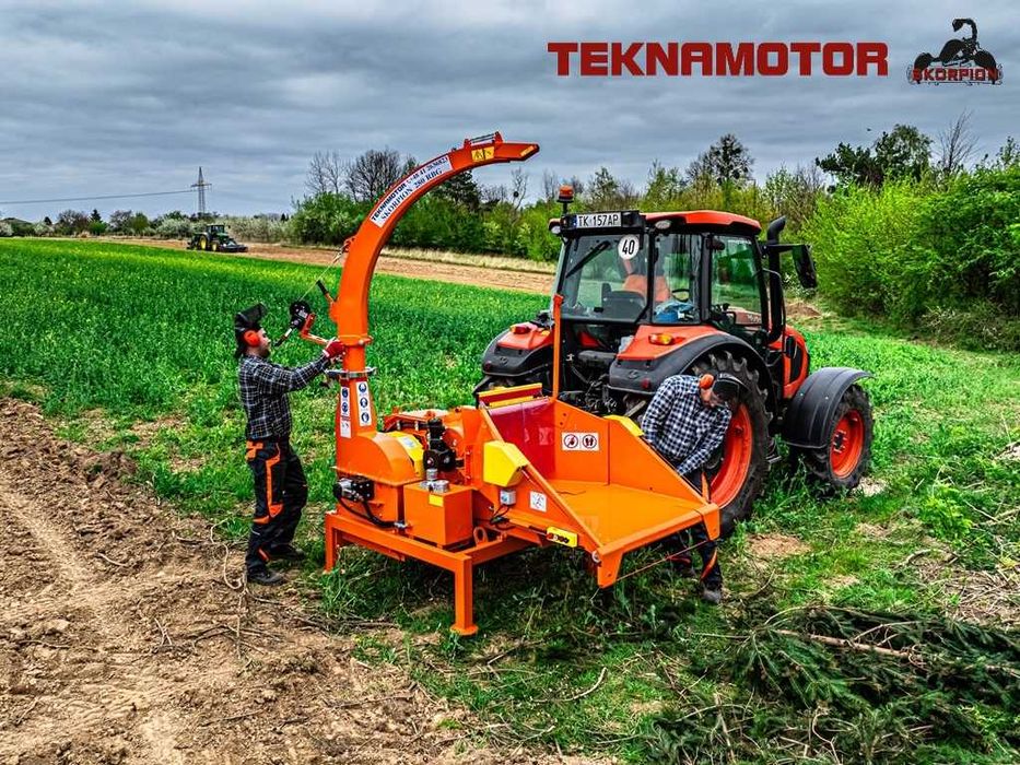 Rębak bębnowy Skorpion 280 RBG do ogrodu, sadu - produkt Polski