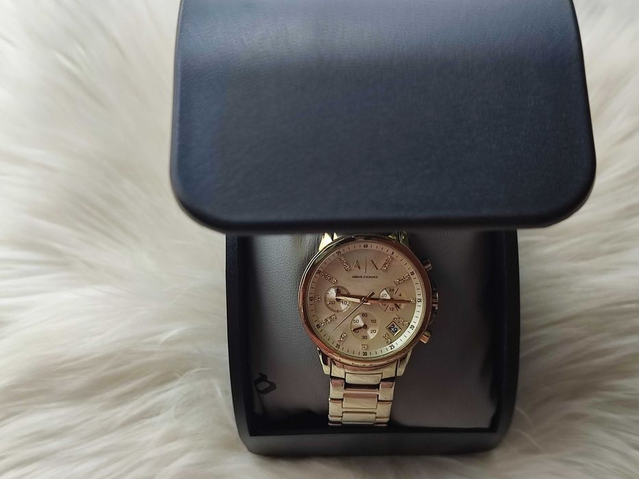 Relógio Armani Exchange AX Dourado – Original