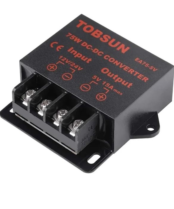 Regulator napięcia 12V/24V do 5V 12V do 5V 24V do 5V 3A 5A 10A 15A DC