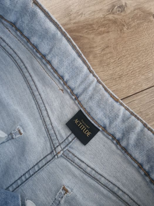 nowe jeansy spodnie jeansowe twinset flare denim 26 xs s 34 36