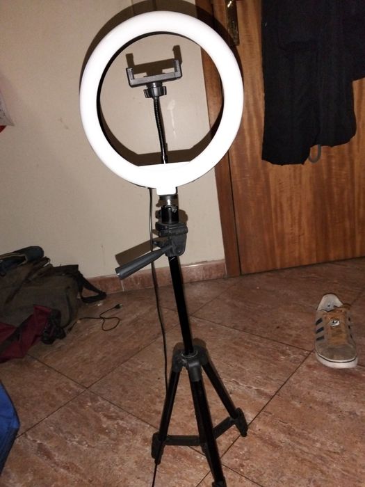 Ring ling Rgb led 36cm com tripe