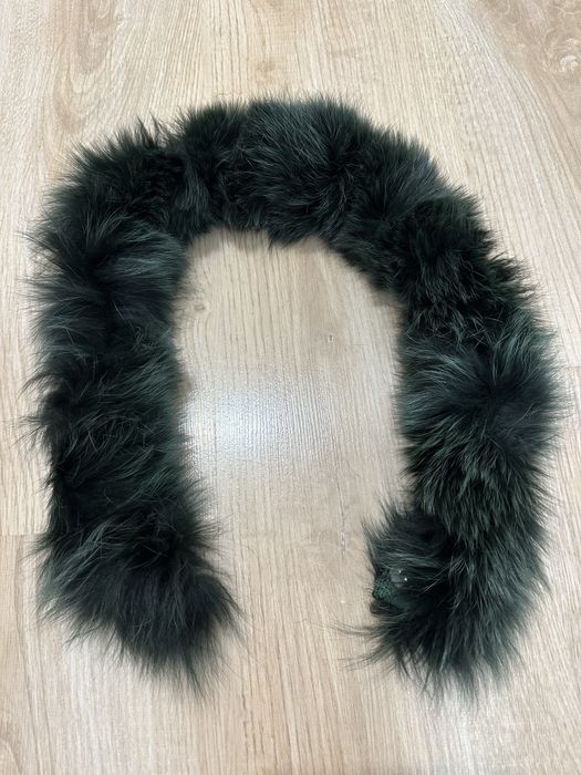 Kołnierz futrzany z lisa, futro naturalne lis