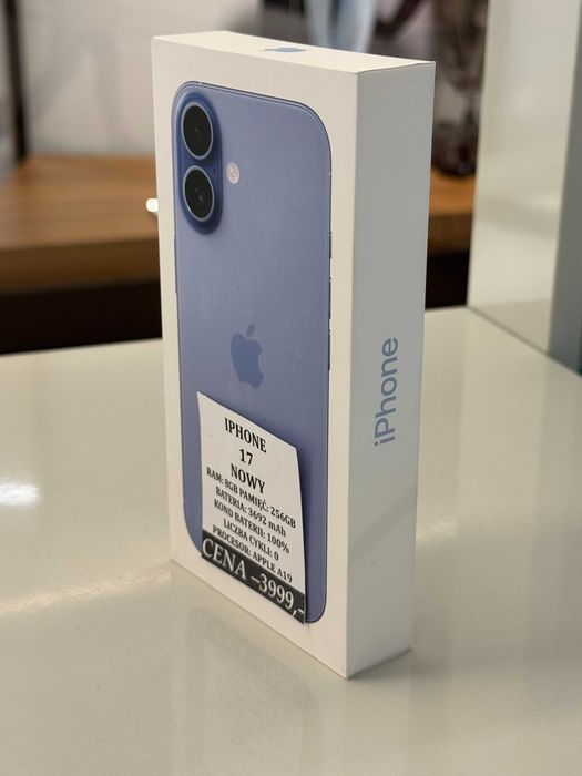 iPhone 17 256GB NOWY Topcase Vivo *Raty 0%