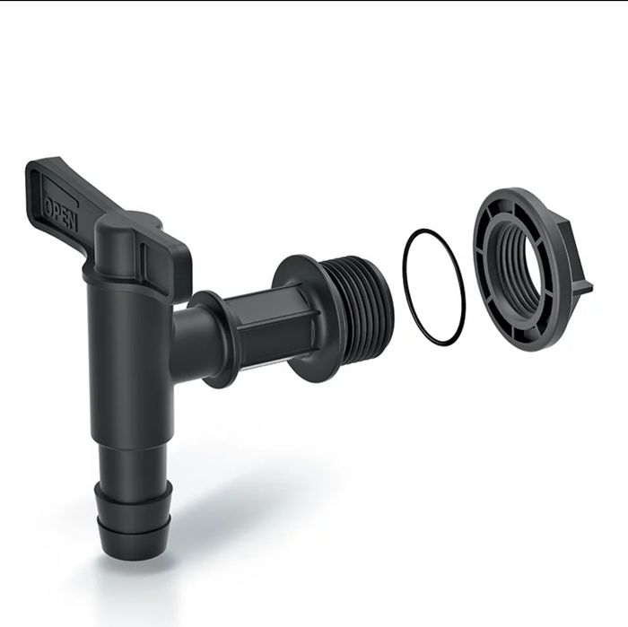 Kran do zbiornika na deszczówkę