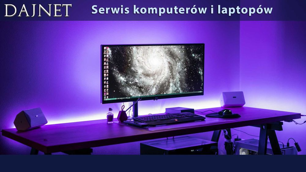 Usługi serwisowe naprawa komputerów laptopów Internetu, odzyskiwanie danych, dojazd do Klienta