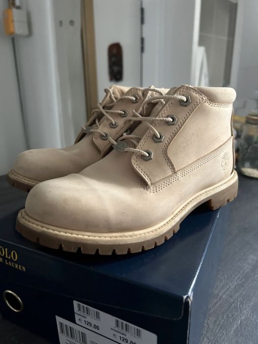 Botas timberland rosa pale