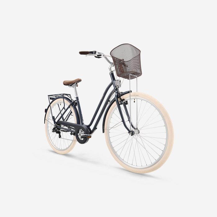 Bicicleta de Cidade Classic 520 Quadro Baixo Azul-Escuro