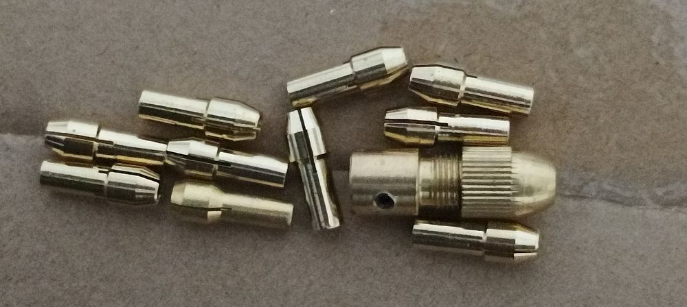 Conjunto de 11 peças mandris/brocas