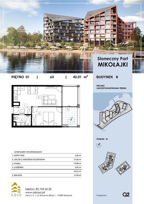 2-pokojowe mieszkanie 41m2 Bez Pośredników