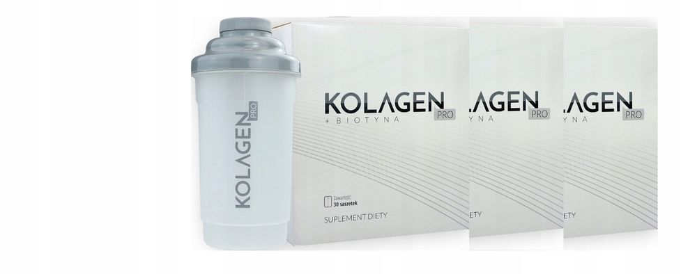 3x kolagen pro saszetki 30 szt. + shake
