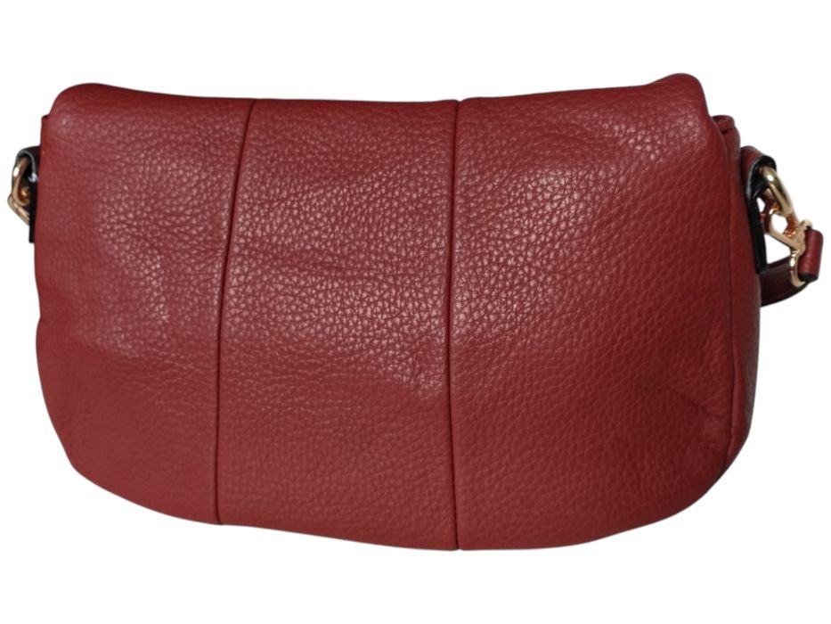 Czerwona Mała Listonoszka Damska na Ramię Miejski Styl