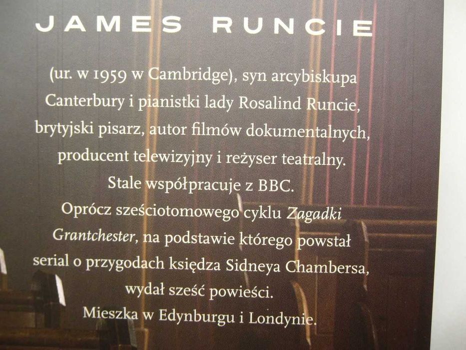 Sidney Chambers Cień śmierci - James Runcie