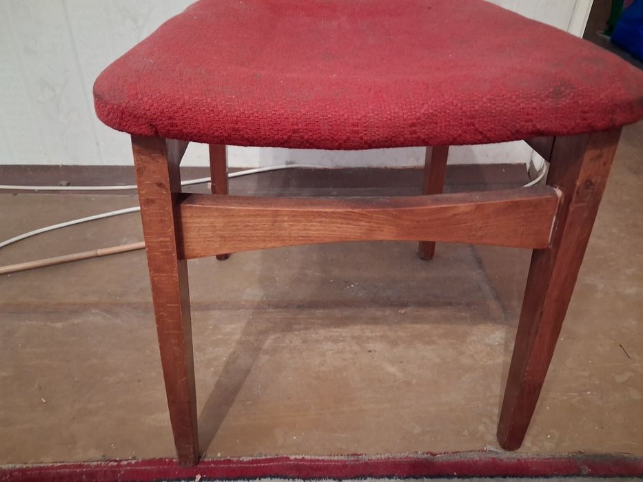 Krzesło drewniane PRL lata 60-te